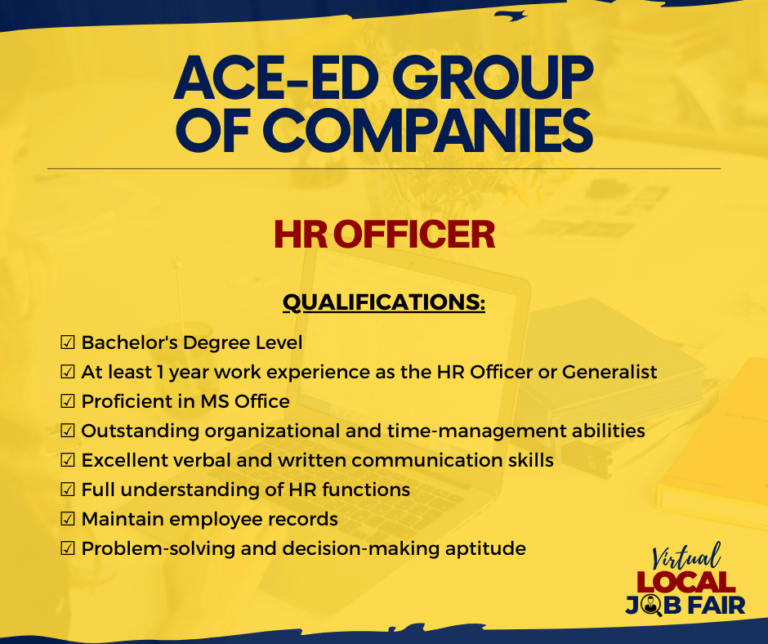 ACE-ED HR Officer