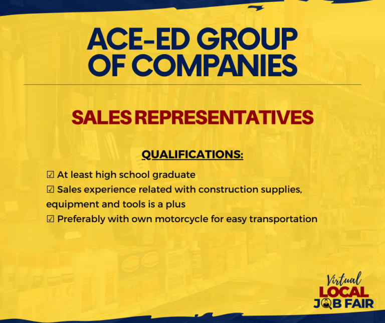 ACE-ED Sales Representative