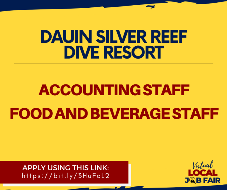 Dauin Silver Reef Nov Job Fair