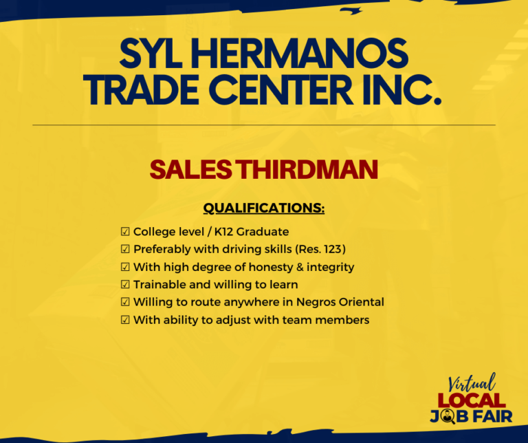 SYL Sales Thirdman