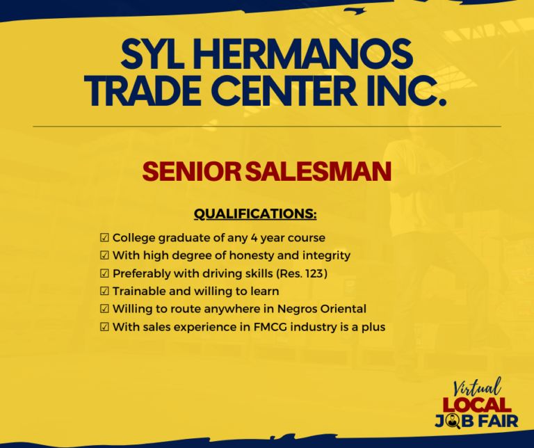 SYL Senior Salesman