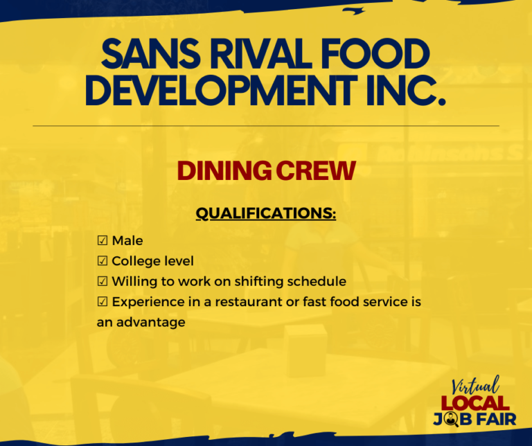Sans Rival Dining Crew